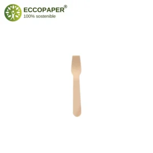 Cucharas de Madera 9.4cm - Solución ecológica para servicios de catering en todo tipo de eventos.