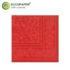 Servilletas 40x40cm biodegradables, fabricadas con recursos renovables de bosques sostenibles.