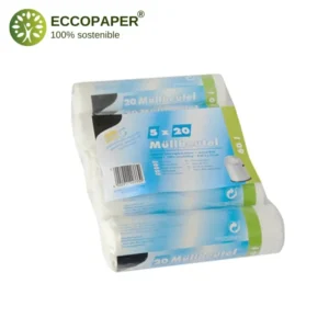 Bolsa para Basura 60 Litros reciclada y práctica, diseñada para residuos voluminosos.