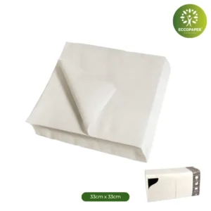 Servilletas Sostenibles 33x33cm, perfectas para quienes desean que su evento sea más verde y consciente.