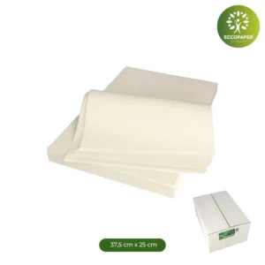 Papel para Envolver - Antigrasas 37.5x25cm con calidad superior para uso alimenticio.