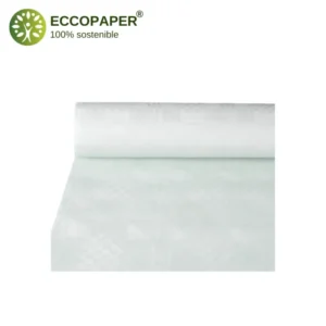 Manteles de papel reciclado 10mts x 1mt, perfectos para darle un toque ecológico a cualquier evento.