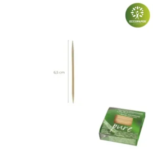 Palillos Restauración 6.5cm respetuosos con el medio ambiente.