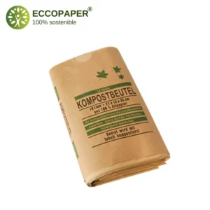 Bolsa compostable para residuos 10 litros, diseñada para biodegradarse rápidamente y reducir el impacto ambiental.