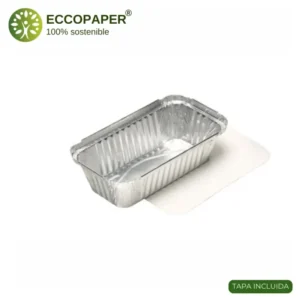 Bandejas de Aluminio 700ml, funcionales y versátiles, perfectas para catering y eventos pequeños.