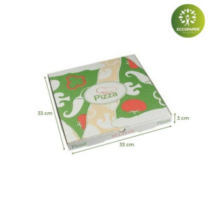 Cajas para Pizzas 33x33x3cm