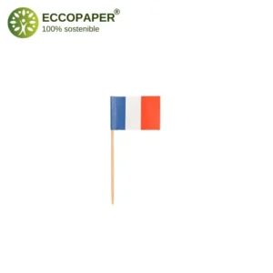 Palillos Decorativos 8cm sostenibles y económicos para bares y ferias.