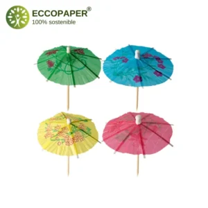 Palillos Decorativos 10cm diseñados para comida en eventos.