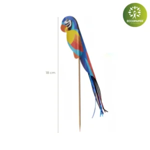 Palillos Decorativos 18cm ecológicos para decoración de aperitivos.