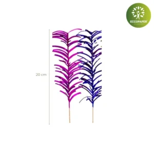 Palillos Decorativos 20cm ideales para tapas y canapés sostenibles.
