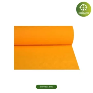 Manteles de papel reciclado 50mts x 1mt, diseñados para decoraciones prácticas y elegantes.