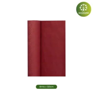 Decoración y sostenibilidad con mantel reciclado de 8mts x 1.2mts.