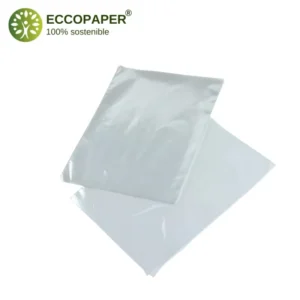 Bolsa transparente para congelados 60x40cm, perfecta para almacenar alimentos de forma segura.