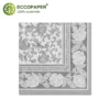 Papel sostenible en servilletas 40x40cm, cumpliendo con todas las normativas ambientales.
