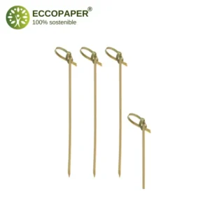 Diseño resistente en pinchos decorativos 18cm biodegradables.