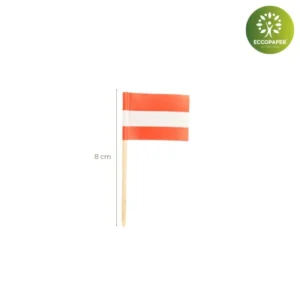 Palillos Decorativos 8cm para bares gourmet con enfoque sostenible.