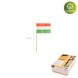Palillos Decorativos 8cm prácticos y funcionales para catering ecológico.