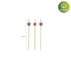 Alternativa sostenible en pinchos decorativos biodegradables 9cm.