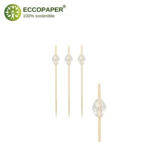 Pinchos decorativos resistentes 9cm para mesas y catering.