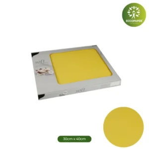 Papel ecológico de alta calidad en mantelitos individuales.
