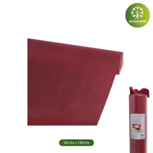 Compacto y biodegradable, rollo de manteles 25mts x 118cm para hogares responsables.
