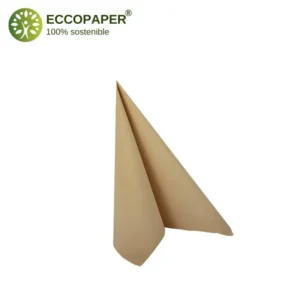 Servilletas de papel reciclado 40x40cm con enfoque ecológico y entrega ágil.