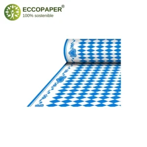 Manteles de papel Airlaid 25mts x 1.18cm, la opción ideal para cubrir mesas grandes en eventos destacados.