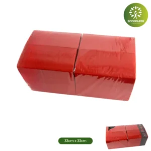 Servilletas Sostenibles 33x33cm, perfectas para quienes desean reducir su impacto ambiental en eventos grandes.