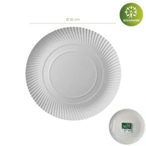 Bandejas Redondas Ø29cm: Bandeja grande, ideal para presentar platos principales en bodas o banquetes.