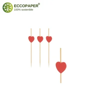 Pinchos decorativos resistentes 7cm ideales para catering y fiestas.
