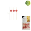 Pinchos decorativos de madera 7cm para un toque sostenible.