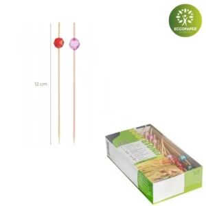Pinchos decorativos de madera 12cm para un toque especial.