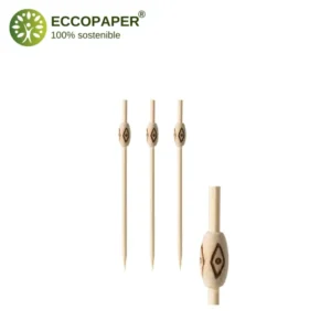 Pinchos sostenibles 12cm para decoraciones responsables.