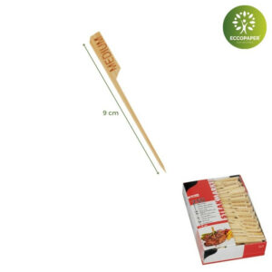 Brochetas de Bambú Natural  9cm