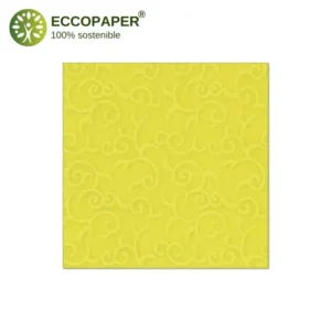 Servilletas biodegradables 40x40cm que destacan por ser asequibles y ecológicas.