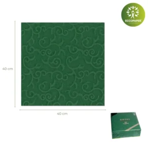 Servilletas ecológicas 40x40cm asequibles para cualquier tipo de evento.