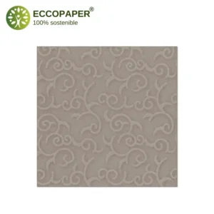Servilletas ecológicas 40x40cm con compromiso ambiental y precio justo.