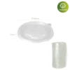 Tapas para tarrinas Ø11cm, ideal para mantener la frescura de los alimentos en tarrinas medianas.