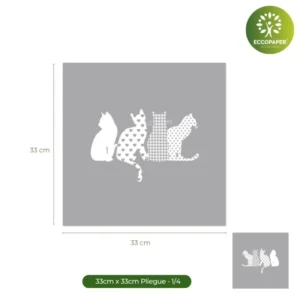 Servilletas Sostenibles 33x33cm, la solución perfecta para celebraciones grandes y responsables con el medio ambiente.