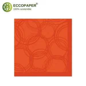 Servilletas biodegradables 40x40cm que apoyan un estilo de vida ecológico.