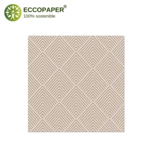 Servilletas sostenibles 40x40cm para un consumo responsable.