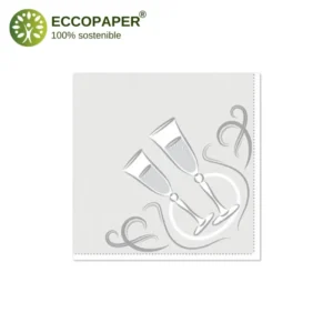 Servilletas Sostenibles 25x25cm, ideales para agregar un toque de conciencia ecológica a tu celebración.