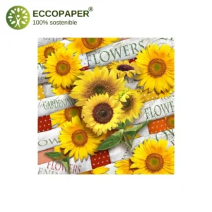 Servilletas Sostenibles 33x33cm, perfectas para quienes buscan opciones sostenibles y elegantes para sus grandes celebraciones.
