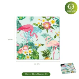 Servilletas Sostenibles 33x33cm, ideales para quienes buscan un producto ecológico sin perder elegancia y estilo.
