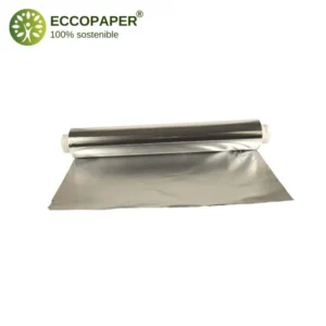 Papel Aluminio 150mts x 45cm con excelente resistencia térmica.