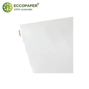 Solución sostenible para mesas prácticas con rollo de manteles biodegradables 40mts x 118cm.