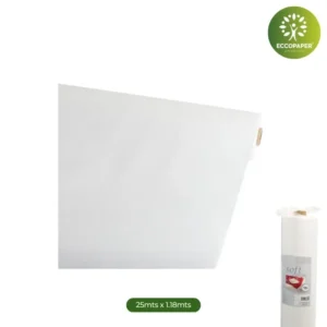 Rollo de manteles ecológicos 25mts x 118cm perfecto para catering responsable.