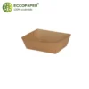 Bandejas para Patatas 3.5x7x9cm: Resistentes para presentar patatas fritas en catering o puestos de comida rápida.