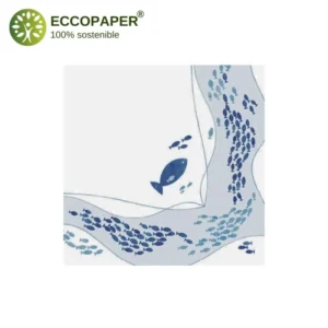 Servilletas reciclables 40x40cm para negocios comprometidos con la sostenibilidad.