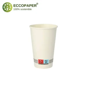 Vasos prácticos para café 300ml en oficinas.